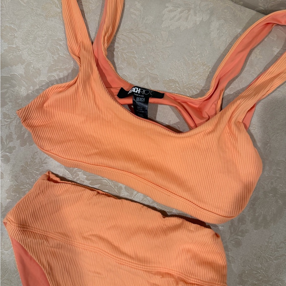 Beach Riot Peach Bikini Set 🍑